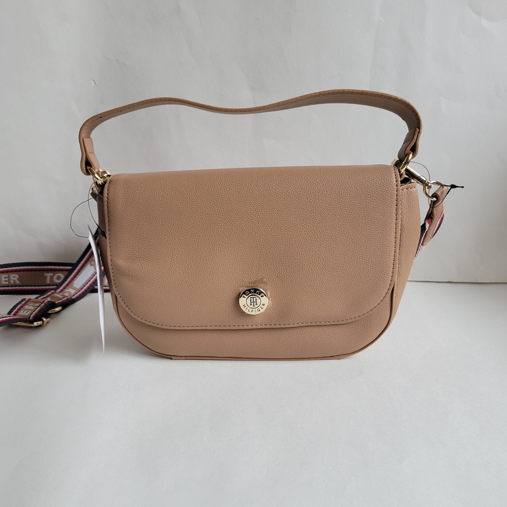 Beige Tommy Hilfiger Crossbody Bag